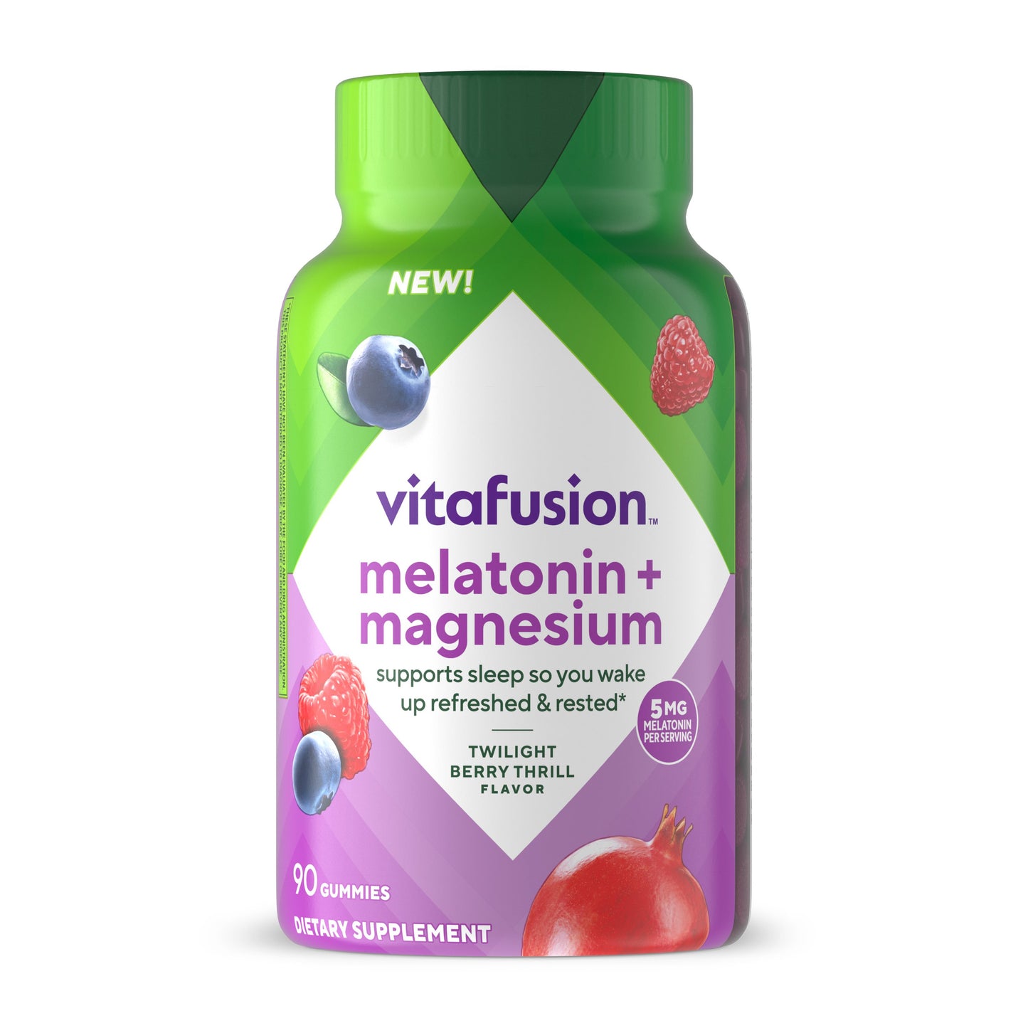 Vitafusion Melatonin + Magnesium Gummies