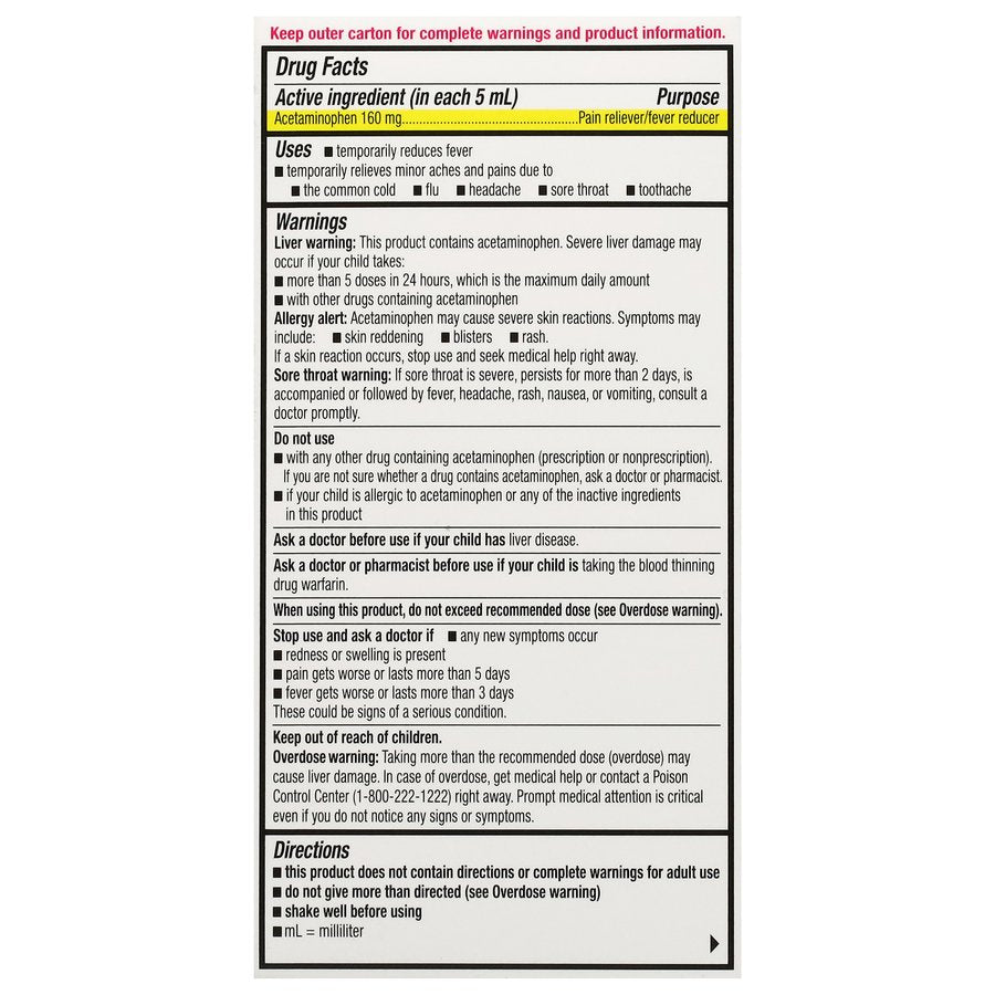 KinderMed Infant Pain & Fever Relief - Cherry