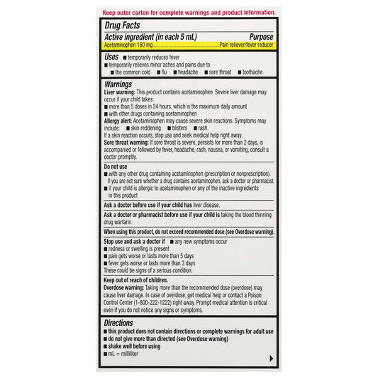 KinderMed Infant Pain & Fever Relief - Cherry