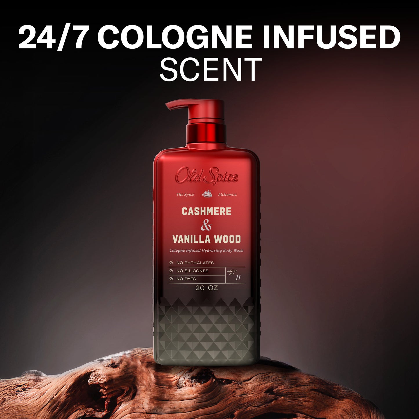 Old Spice Cologne Infused Body Wash - Cashmere & Vanilla Wood