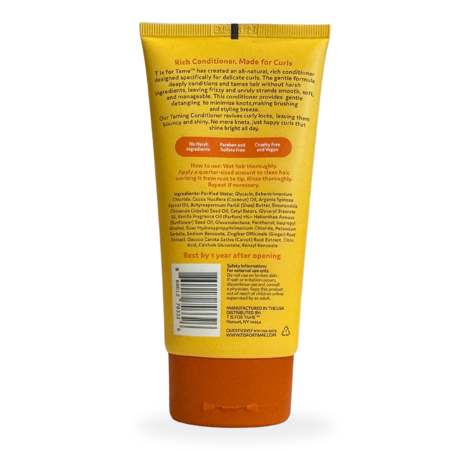T Is For Tame Kids Taming Conditioner Curls