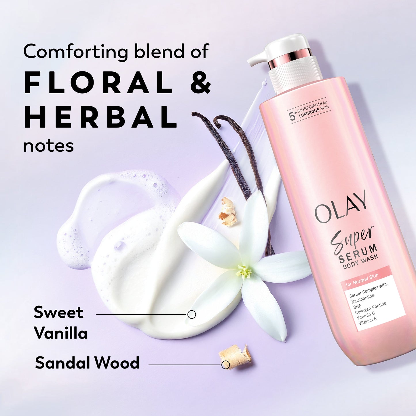 Olay Super Serum Body Wash for Normal Skin