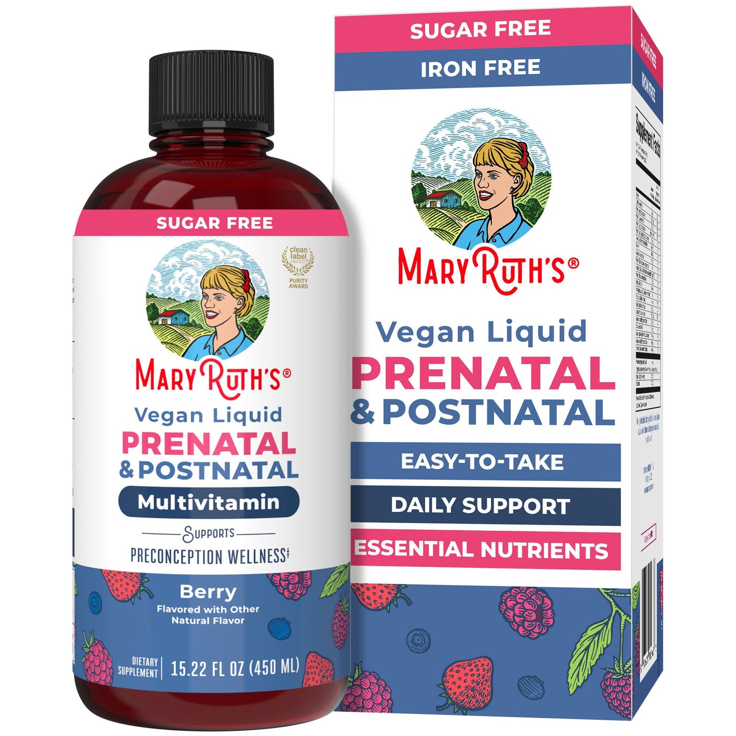 Mary Ruth's Liquid Prenatal & Postnatal Multivitamin - Berry