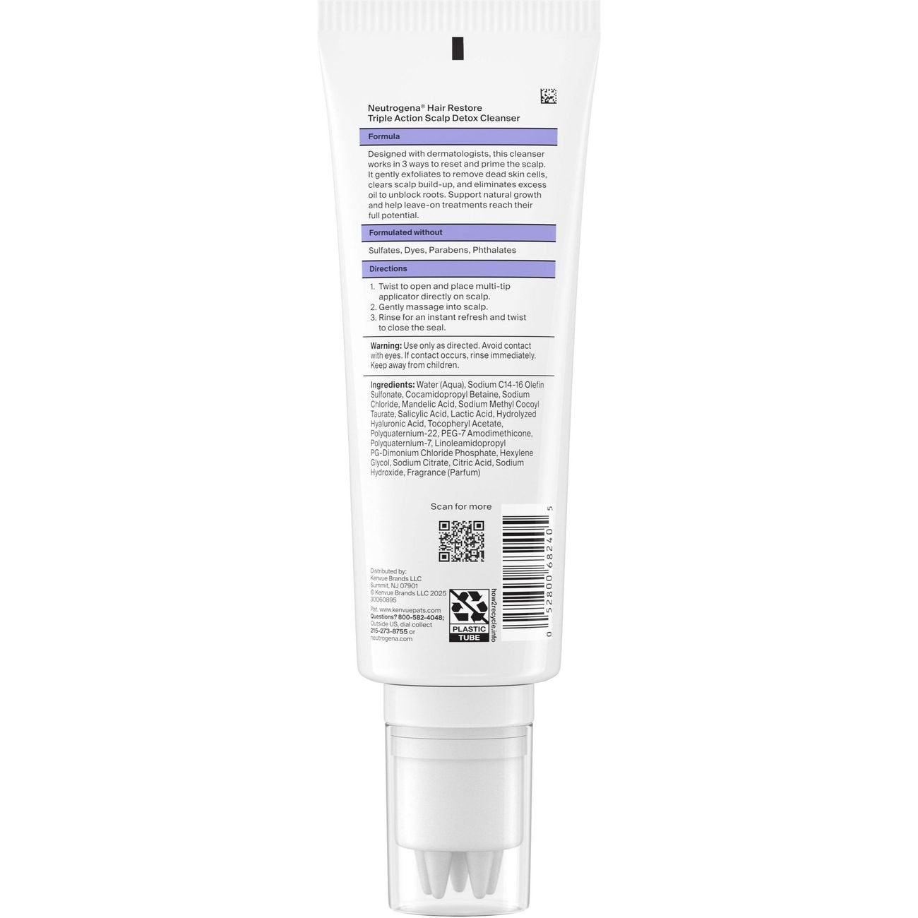 Neutrogena Hair Restore Triple Action Scalp Detox Cleanser
