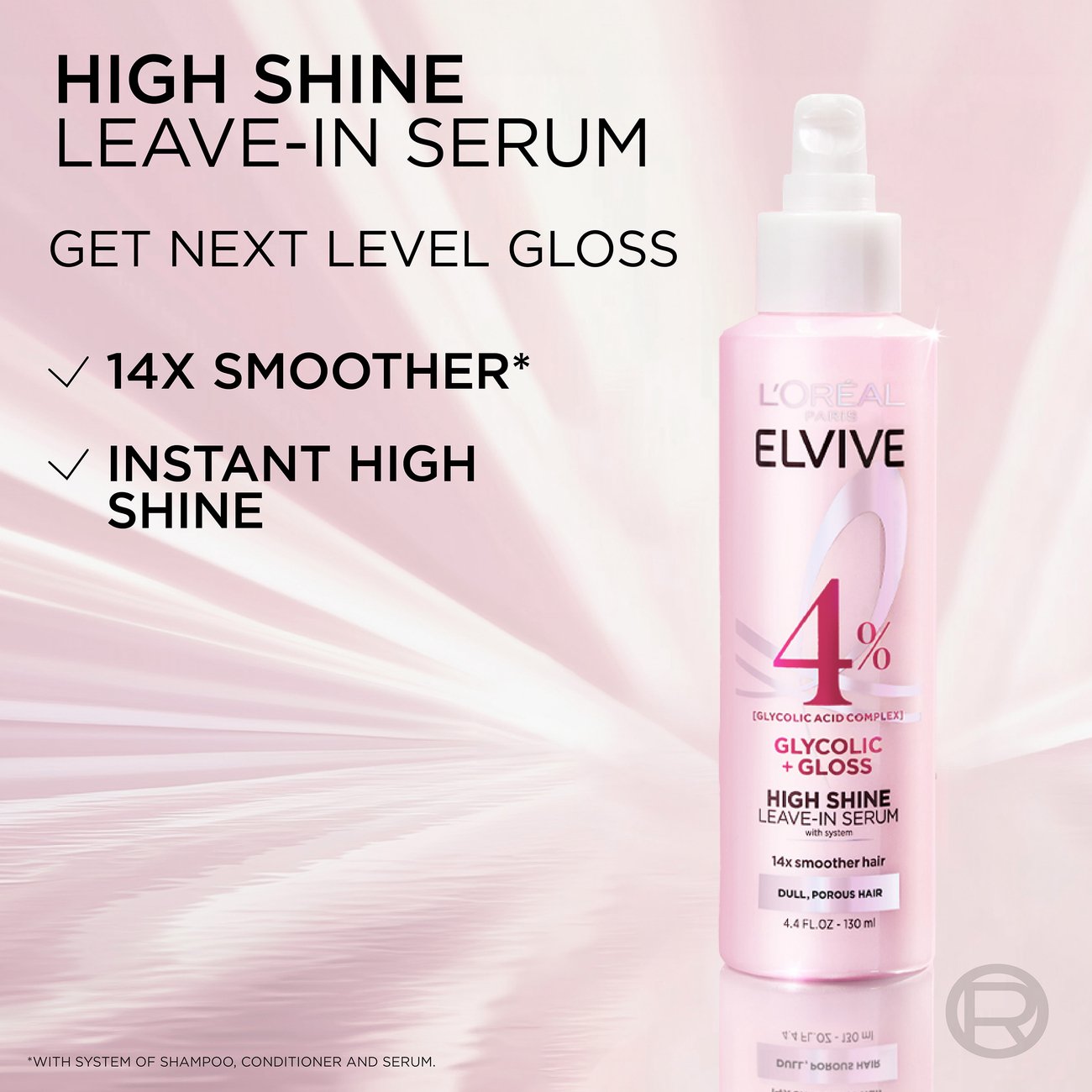 L'Oréal Paris Elvive Glycolic High Shine Leave-in Hair Serum