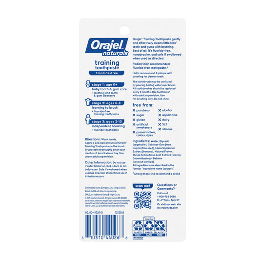 Orajel Ms. Rachel Training Toothpaste & Toothbrush