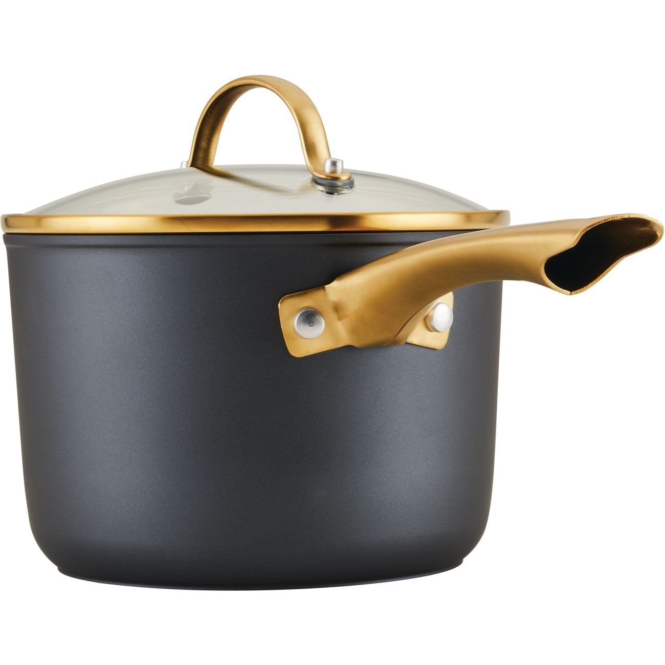 Farberware Ceramic Saucepan - Black