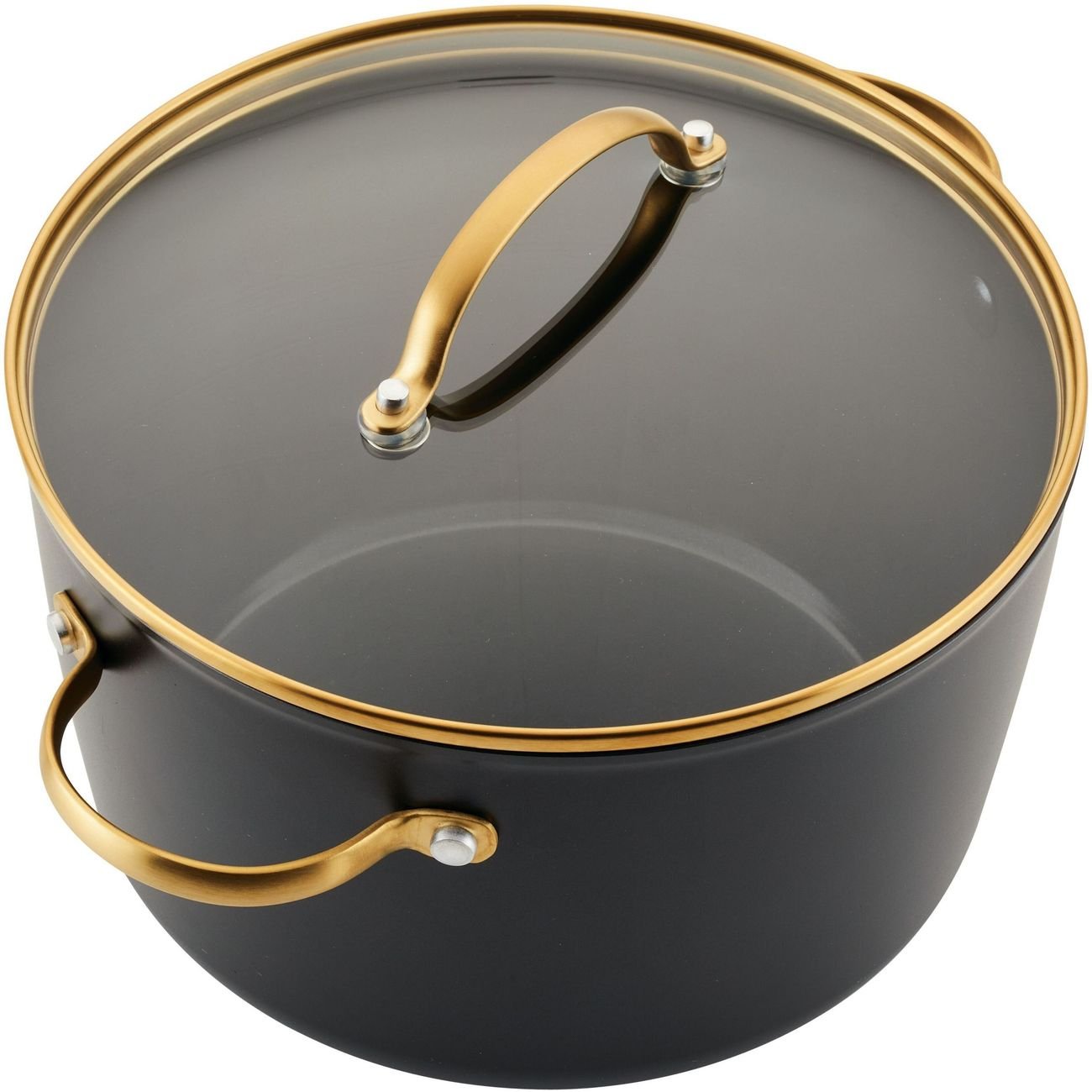 Farberware Ceramic Stock Pot - Black