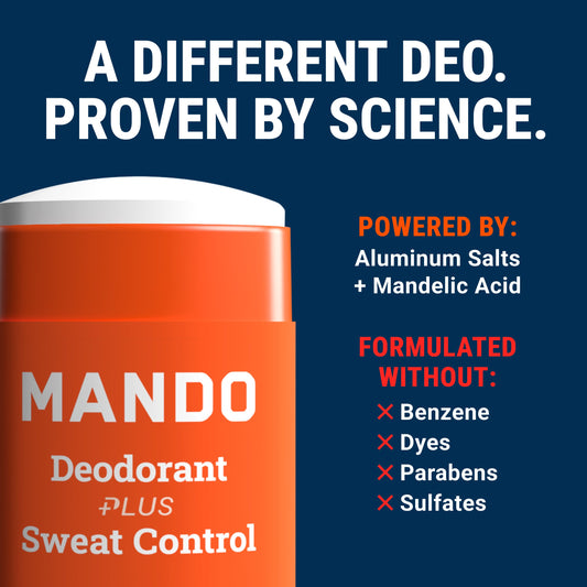 Mando Men Sweat Control Deodorant Solid - Cedar Grove