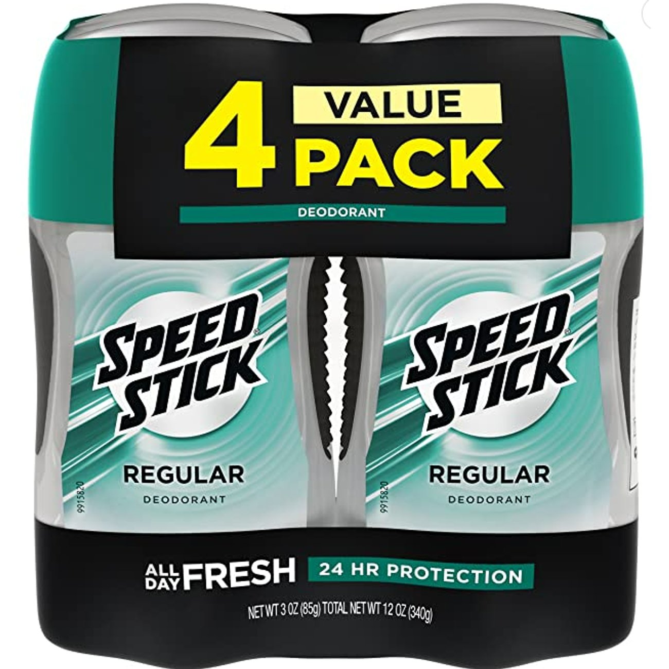 Speed Stick Men 24 Hr Deodorant Solid - Regular, 4 pk