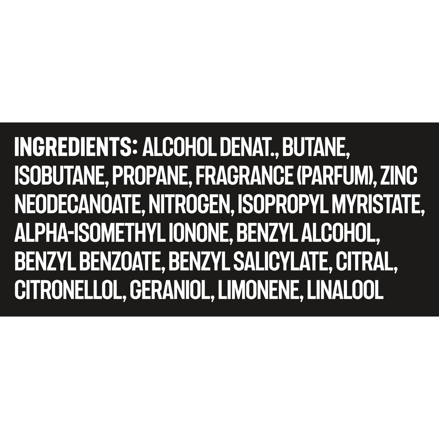 AXE 48 Hr Aluminum Free Deodorant Body Spray - Black