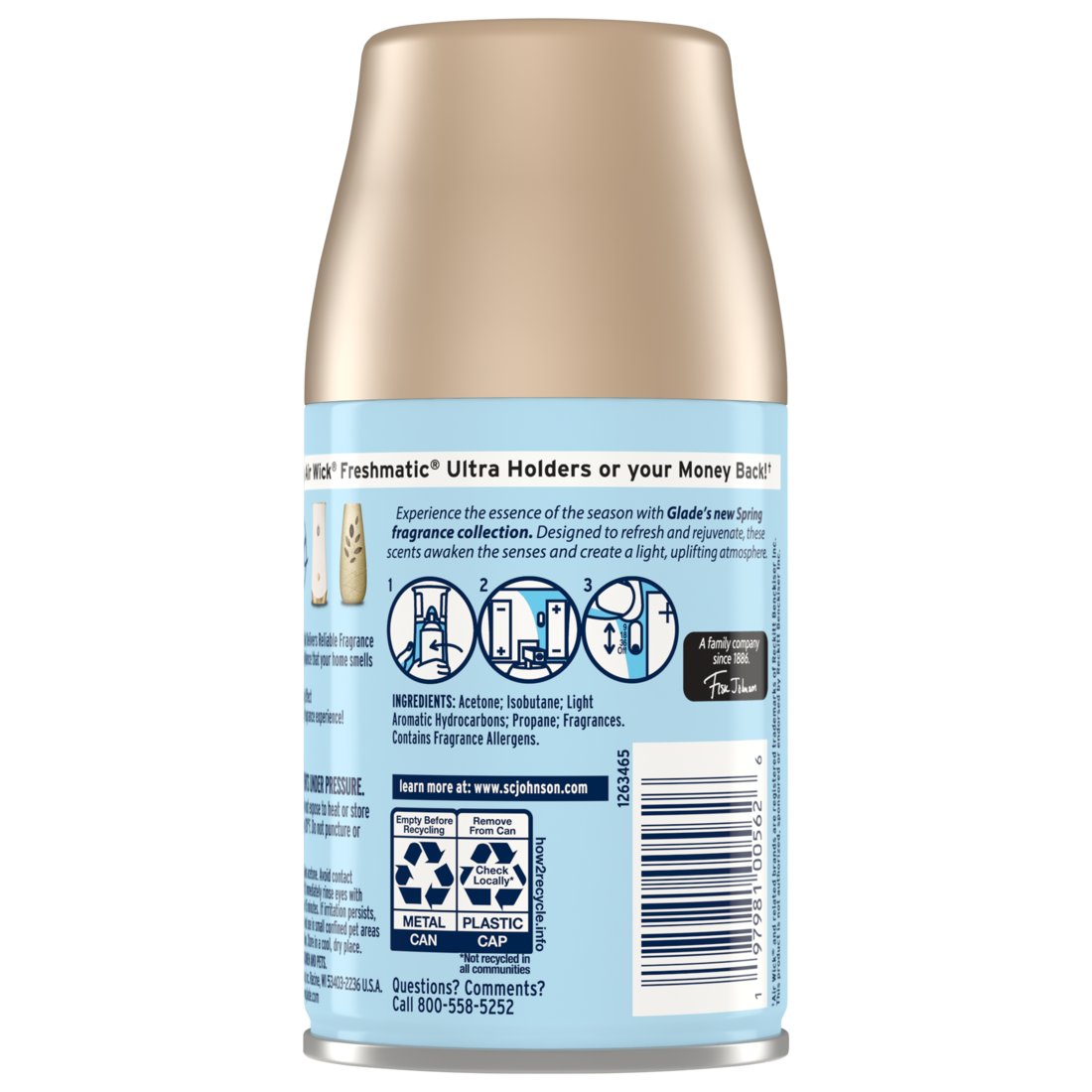 Glade Automatic Spray Refill - Coconut Water & Beach Grass