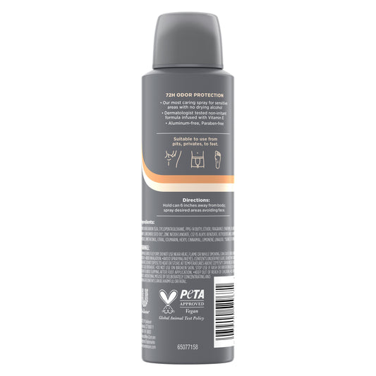 Dove Men+Care Aluminum Free Whole Body Deodorant Spray - Cedar & Shea Butter