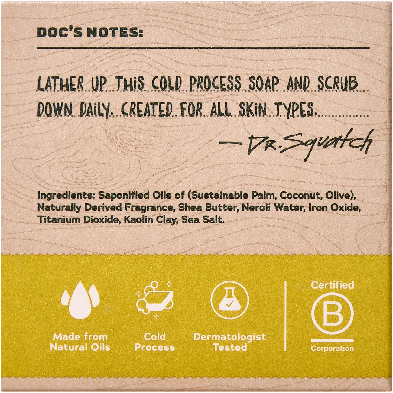 Dr. Squatch Men's Natural Bar Soap - Mountain Meadow