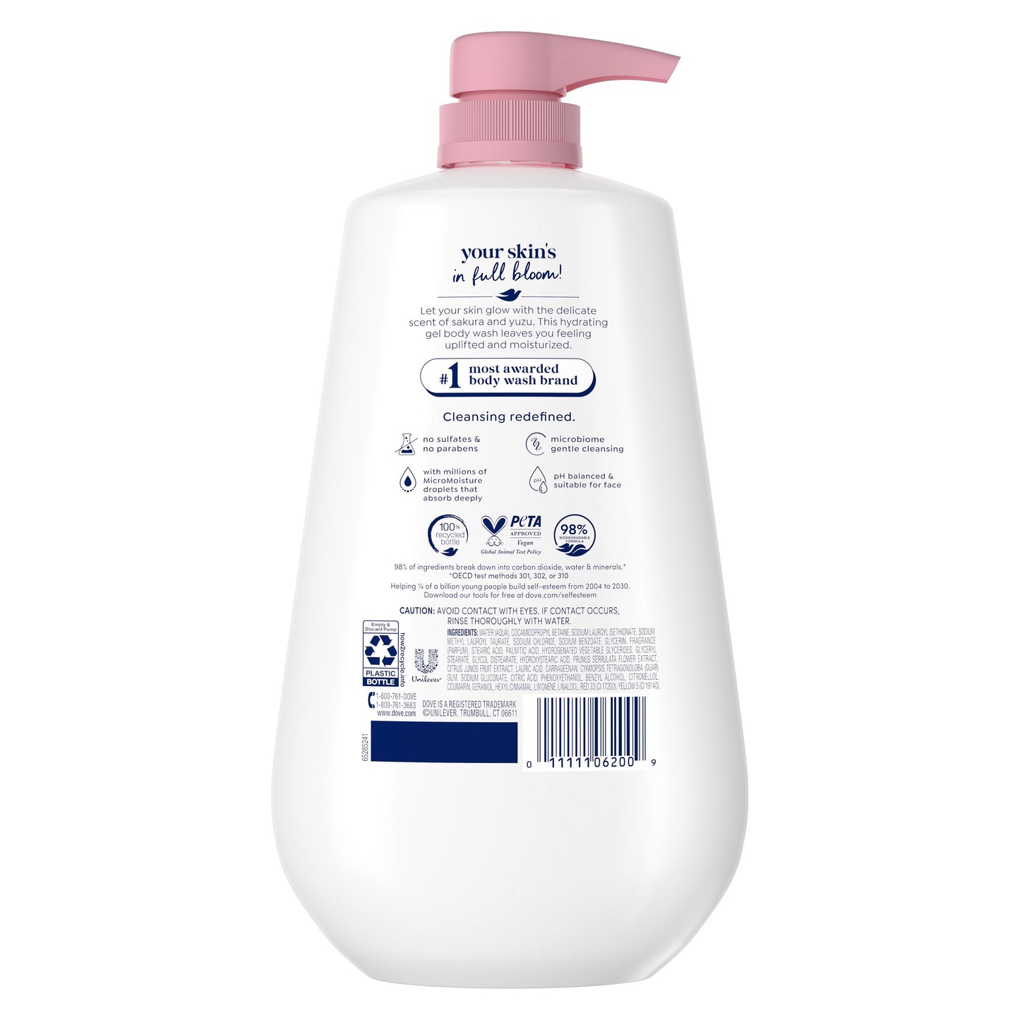 Dove Uplift Body Wash - Sakura Blossom & Yuzu
