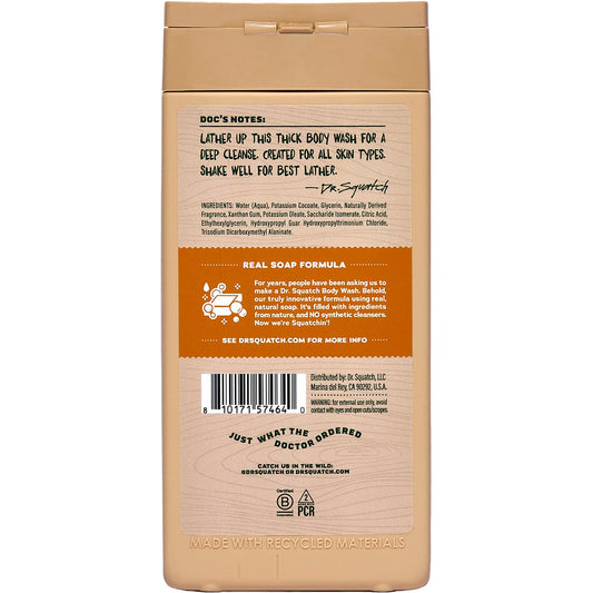 Dr. Squatch Men's Natural Body Wash - Lumberjack Lodge