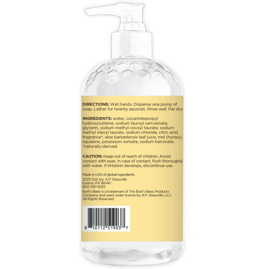 Burt's Bees Liquid Hand Soap with Aloe Vera - Santal Vetiver