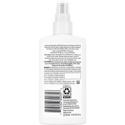 John Frieda Ultra Filler Thickening Spray Hair Treatment
