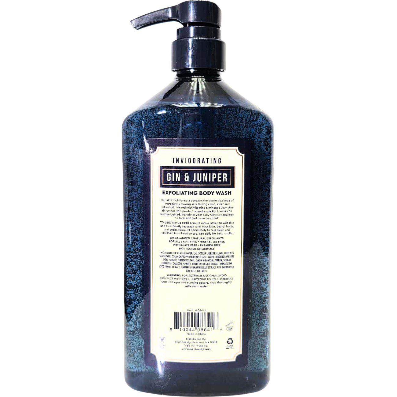 On Tap Grooming Invigorating Detox Exfoliating Body Wash - Gin & Juniper