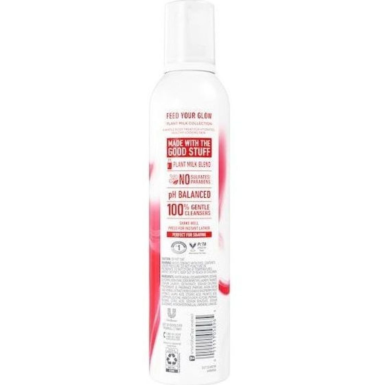 Dove Plant Milk Whipped Shower Foam Body Wash - Oat Milk & Berry Brulee