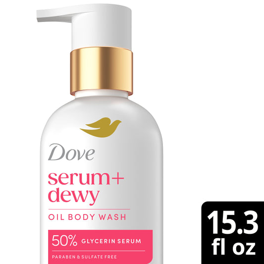 Dove Serum + Dewy Oil Body Wash