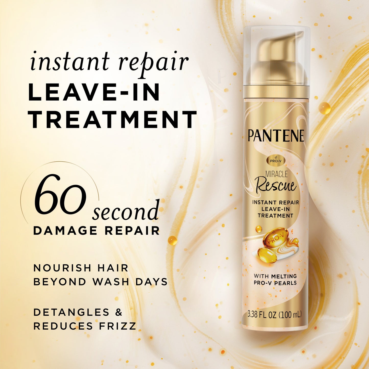 Pantene Miracle Rescue Instant Repair Leave-in Hair Treatment