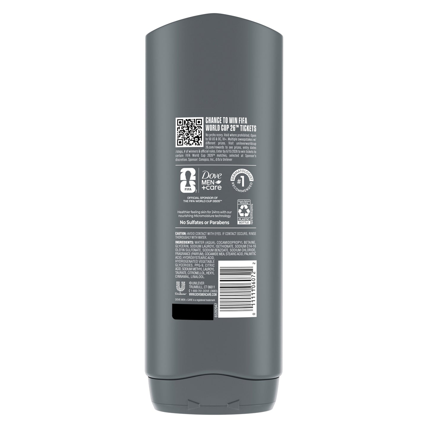 Dove Men+Care Limited Edition Fifa Body & Face Wash - All Star Comfort