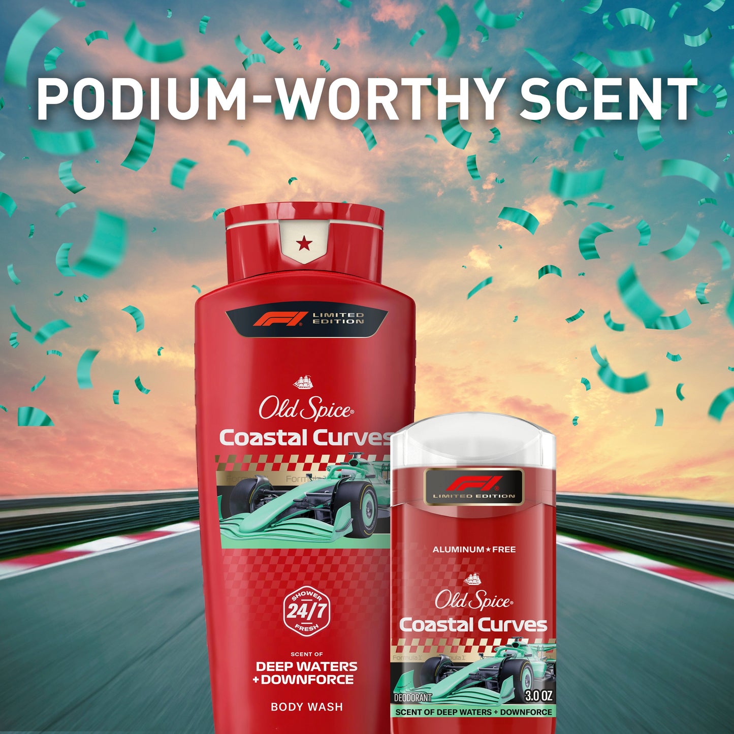 Old Spice Limited Edition F1 Body Wash - Coastal Curves