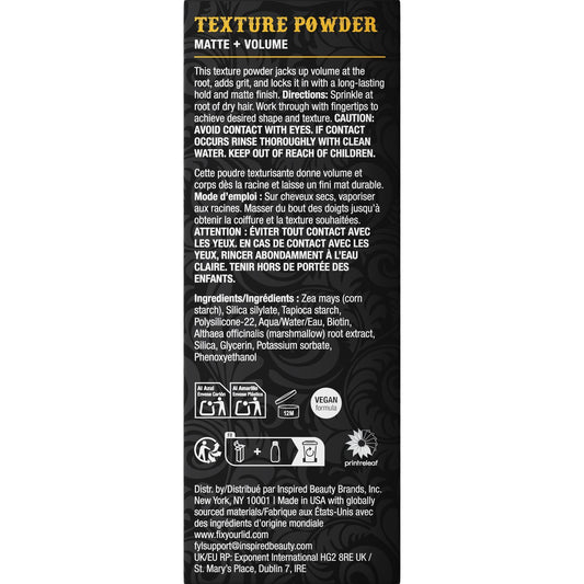Fix Your Lid Men's Texturizing Hair Styling Powder