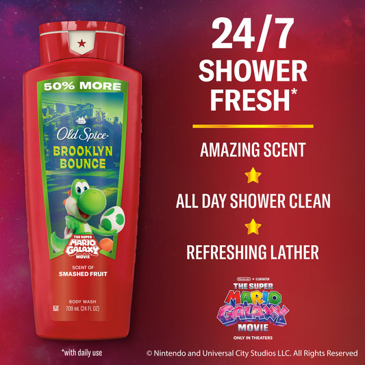 Old Spice Limited Edition Super Mario Body Wash - Brooklyn Bounce