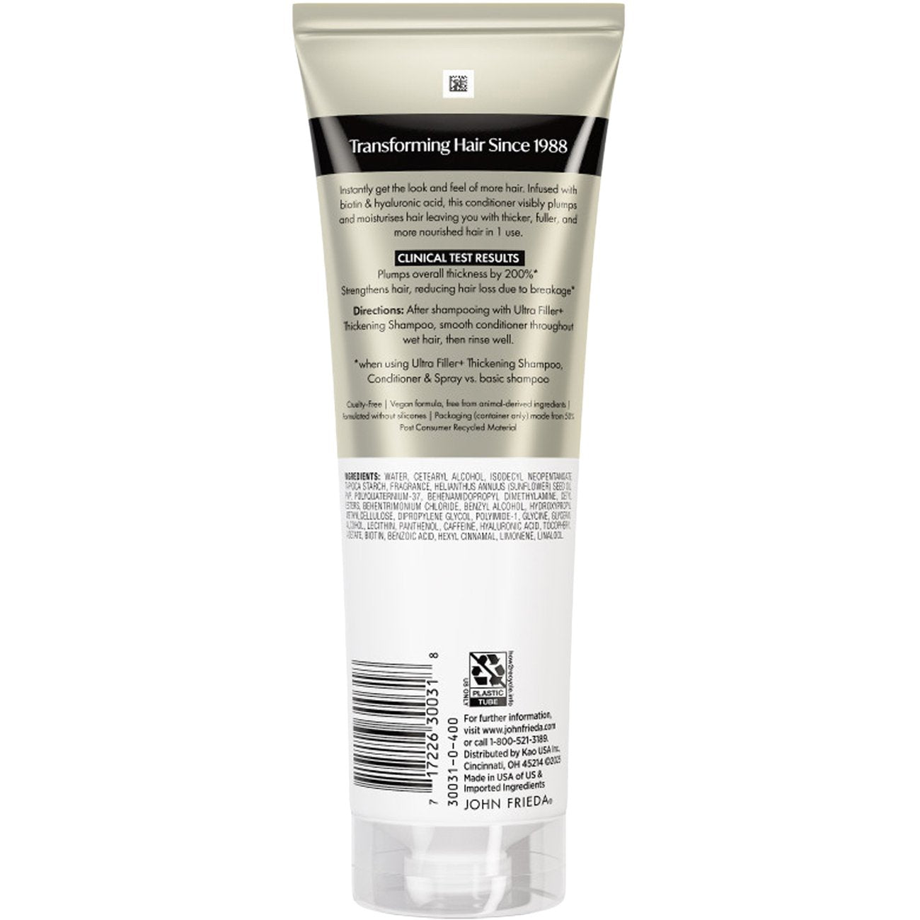 John Frieda Ultra Filler Thickening Conditioner