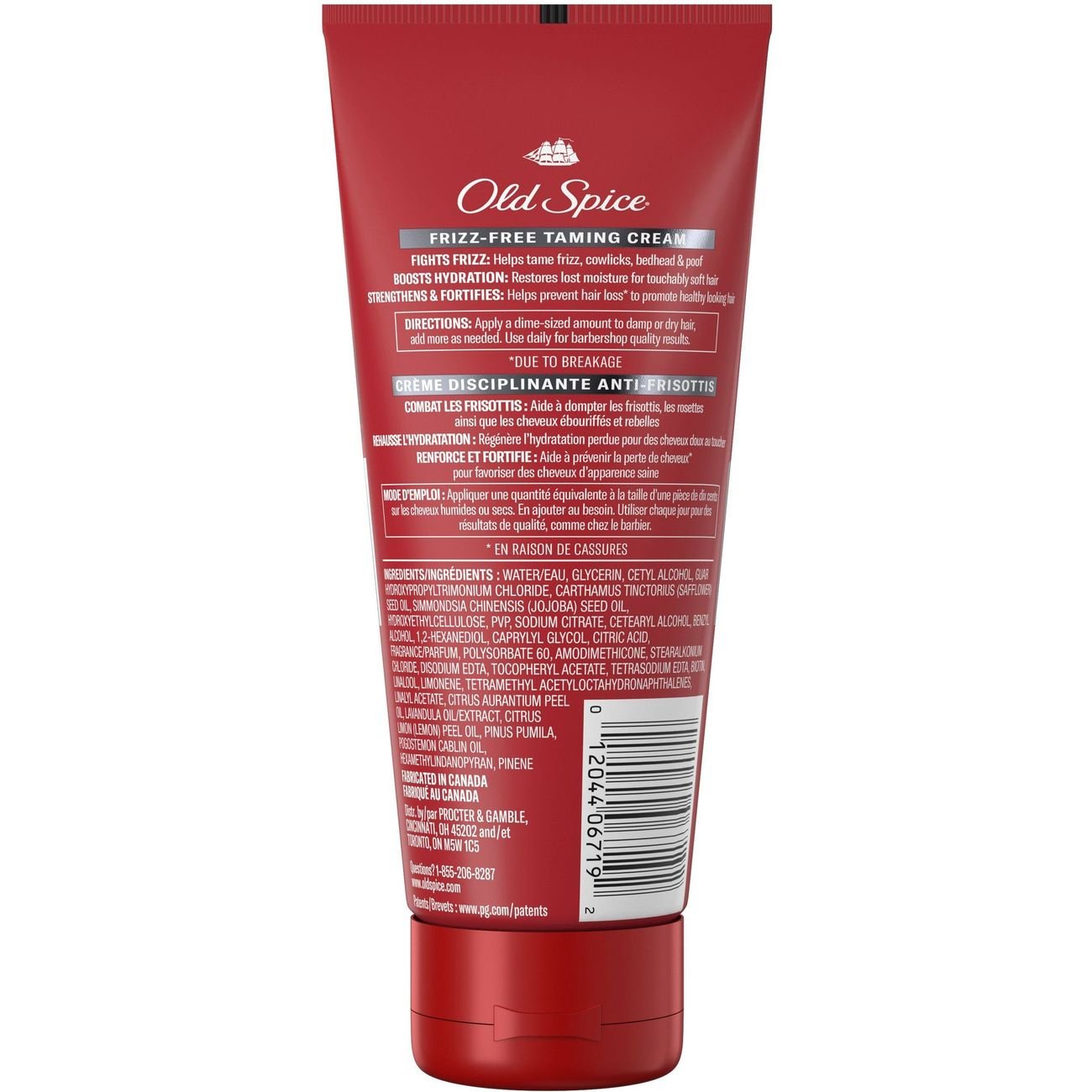 Old Spice Frizz-Free Taming Hair Styling Cream