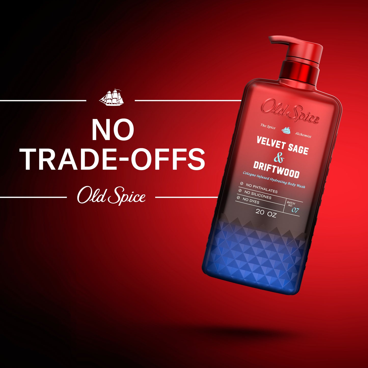 Old Spice Cologne Infused Body Wash - Velvet Sage & Driftwood