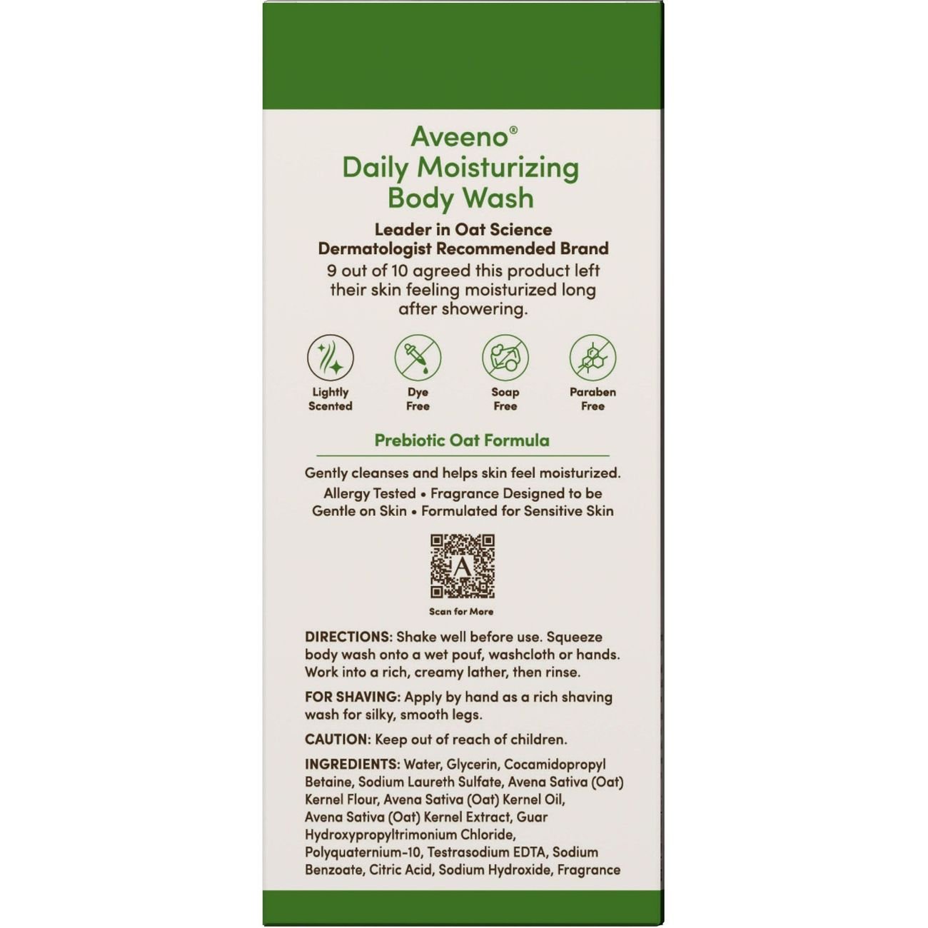 Aveeno Daily Moisturizing Body Wash 2pk