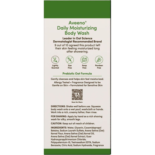 Aveeno Daily Moisturizing Body Wash 2pk