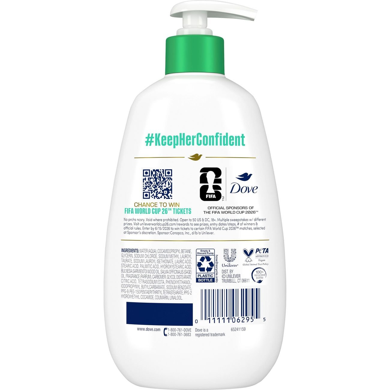 Dove Limited Edition FIFA Liquid Hand Soap - Palo Santo & Sage Oil