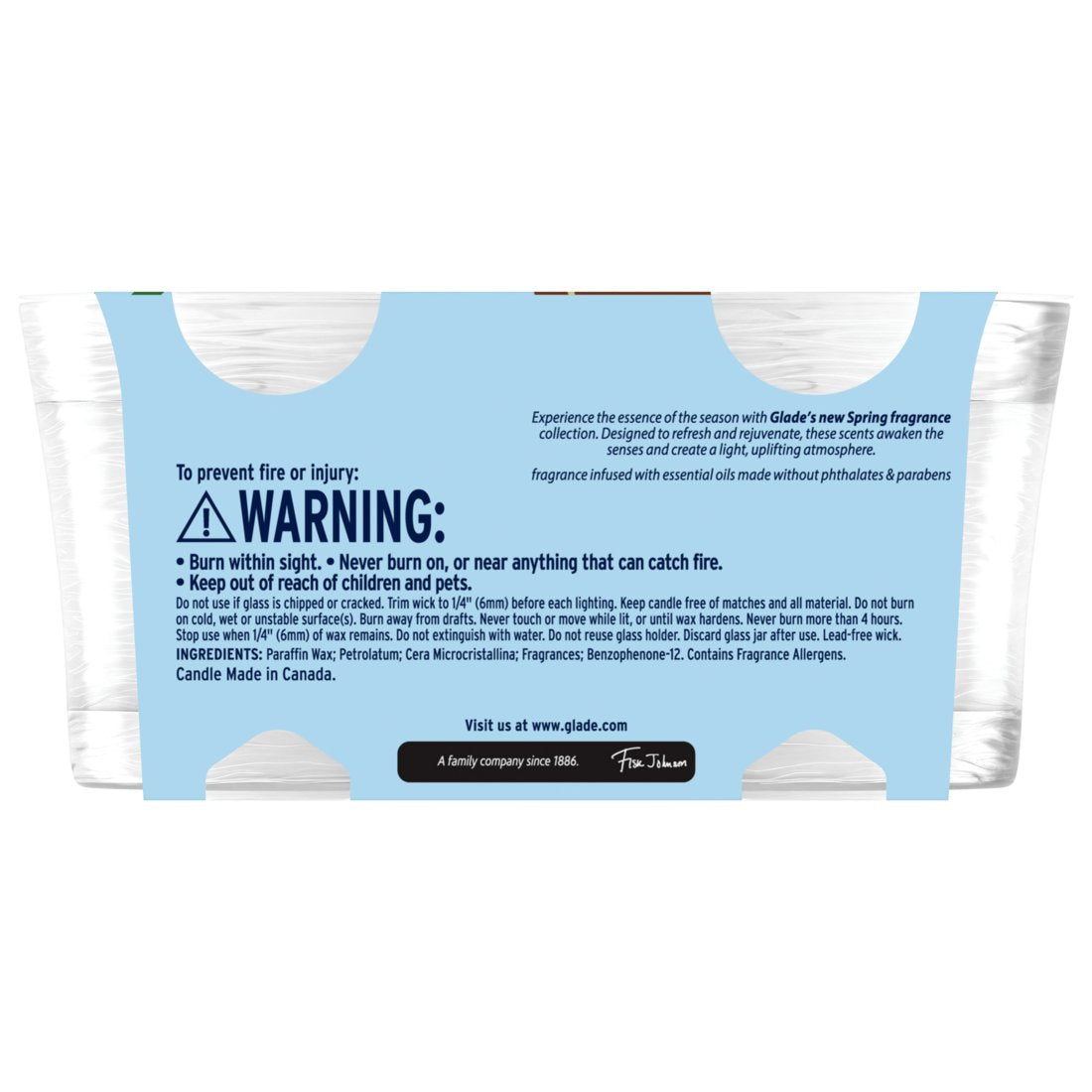 Glade Candles - Coconut Water & Beach Grass, 2 pk