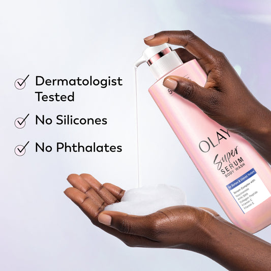Olay Super Serum Body Wash for Bumpy Skin