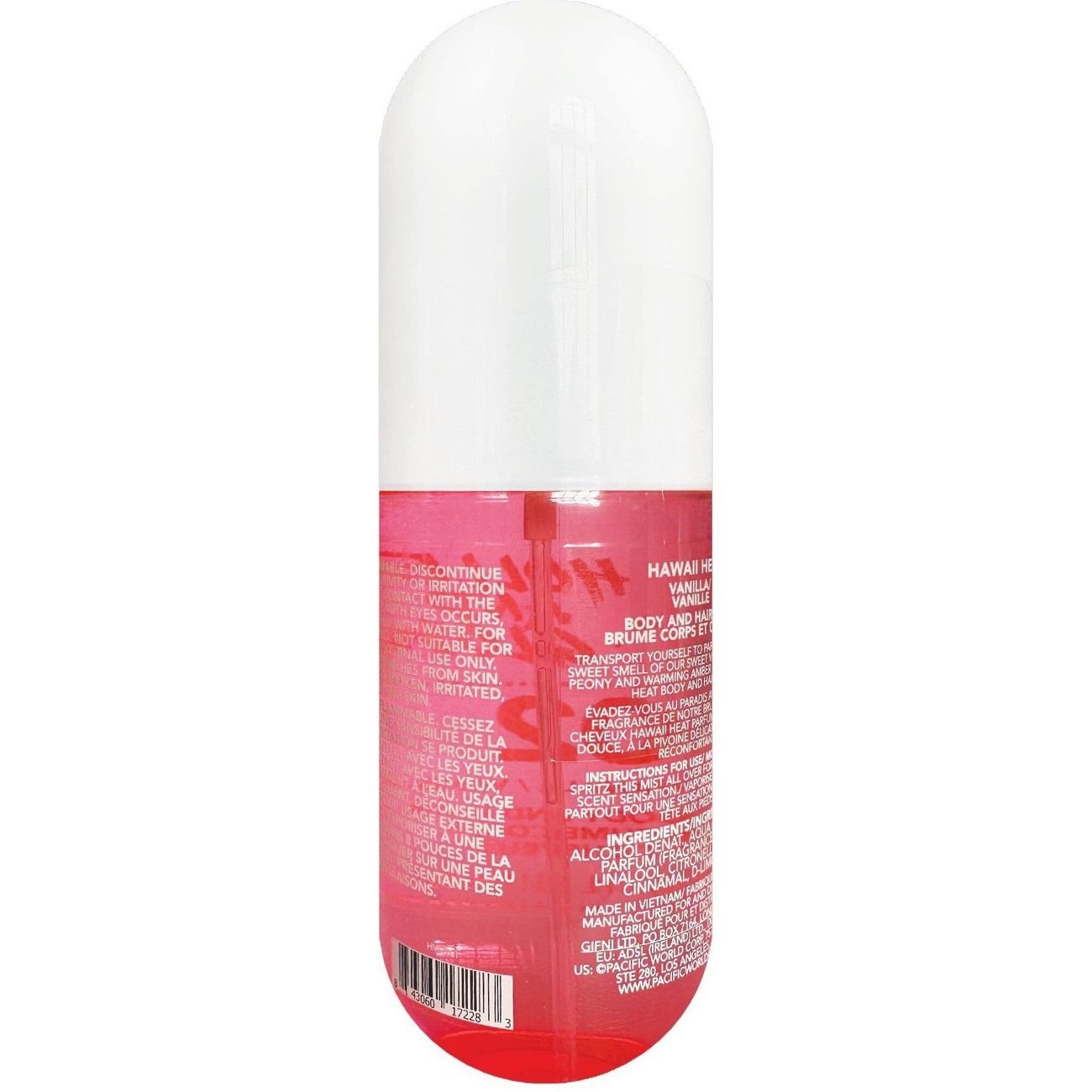 Holler and Glow Hawaii Heat Body Spray - Vanilla