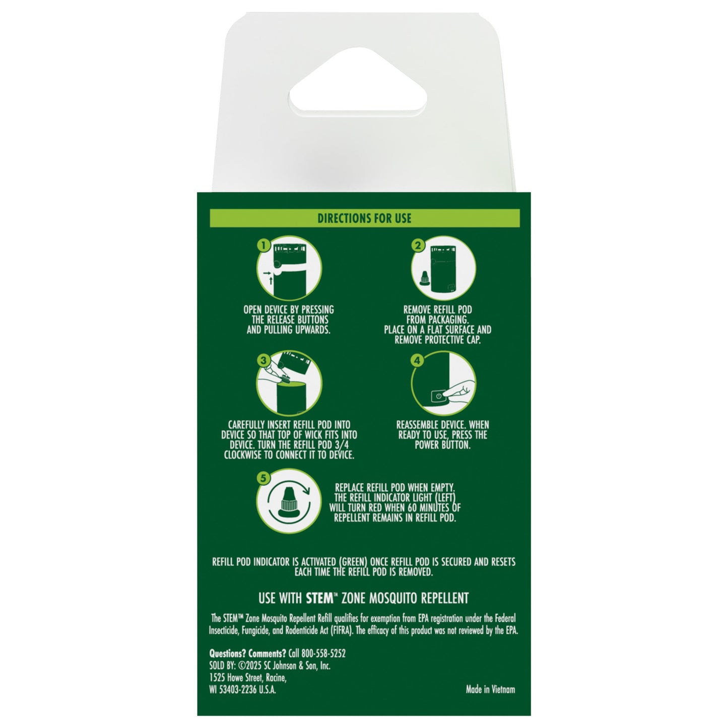 STEM Zone Mosquito Repellent Refill