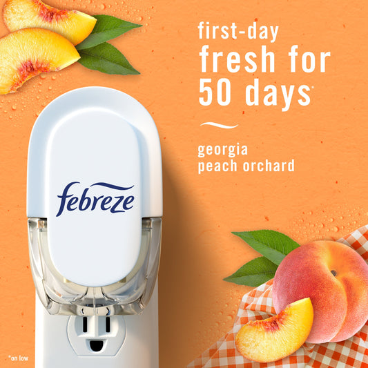 Febreze Plug Scented Oil Refill - Limited Edition Juicy Summer Peaches