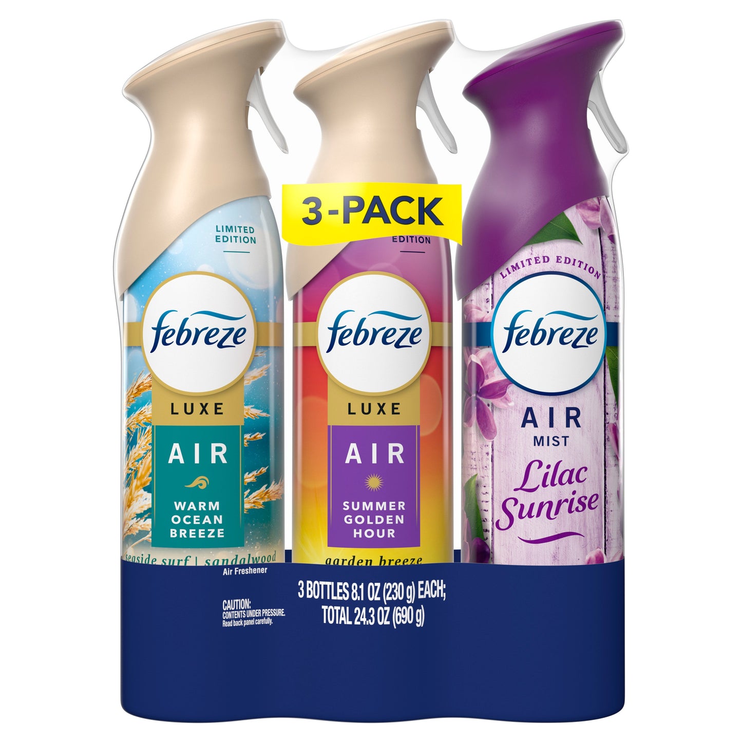 Febreze Luxe Air Mist Freshener Spray Variety Pack