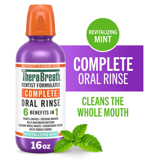 TheraBreath Complete Oral Rinse - Revitalizing Mint