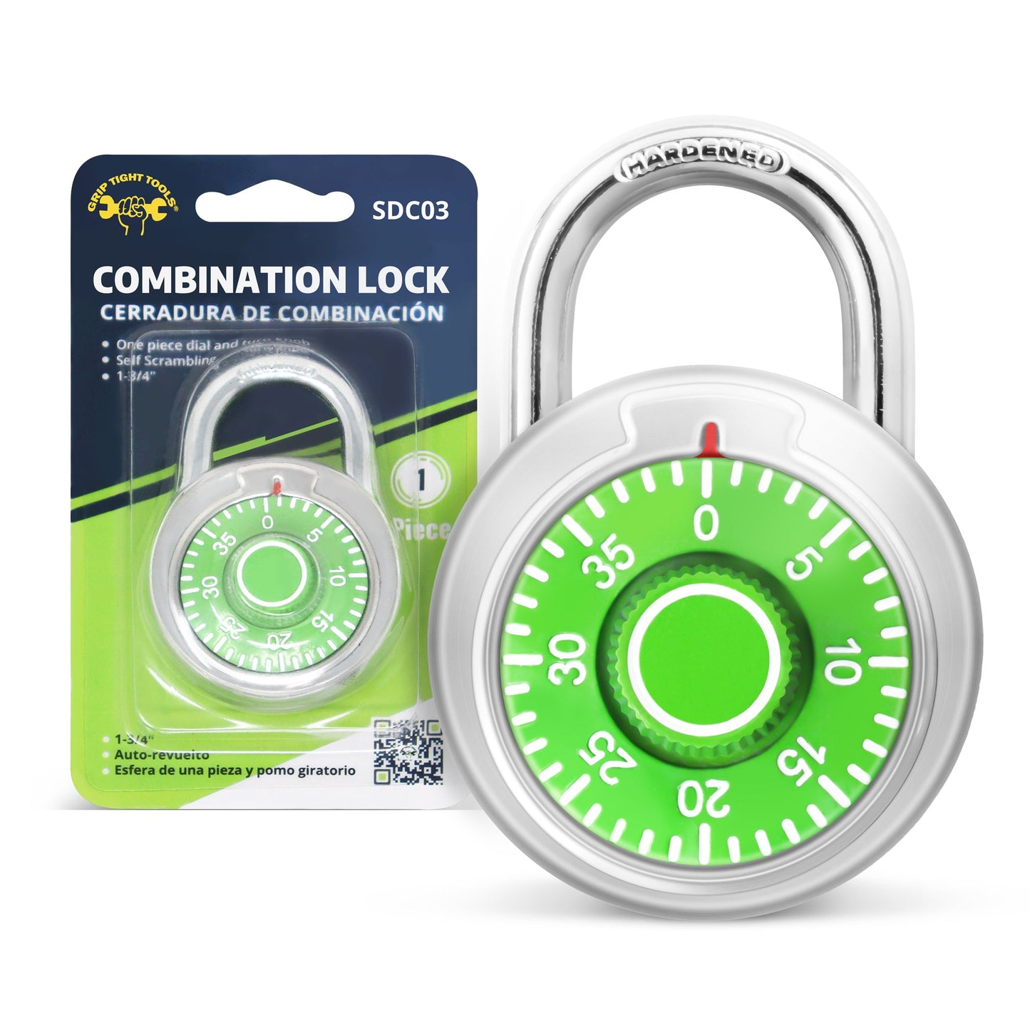 Grip Tight Tools Combination Padlock