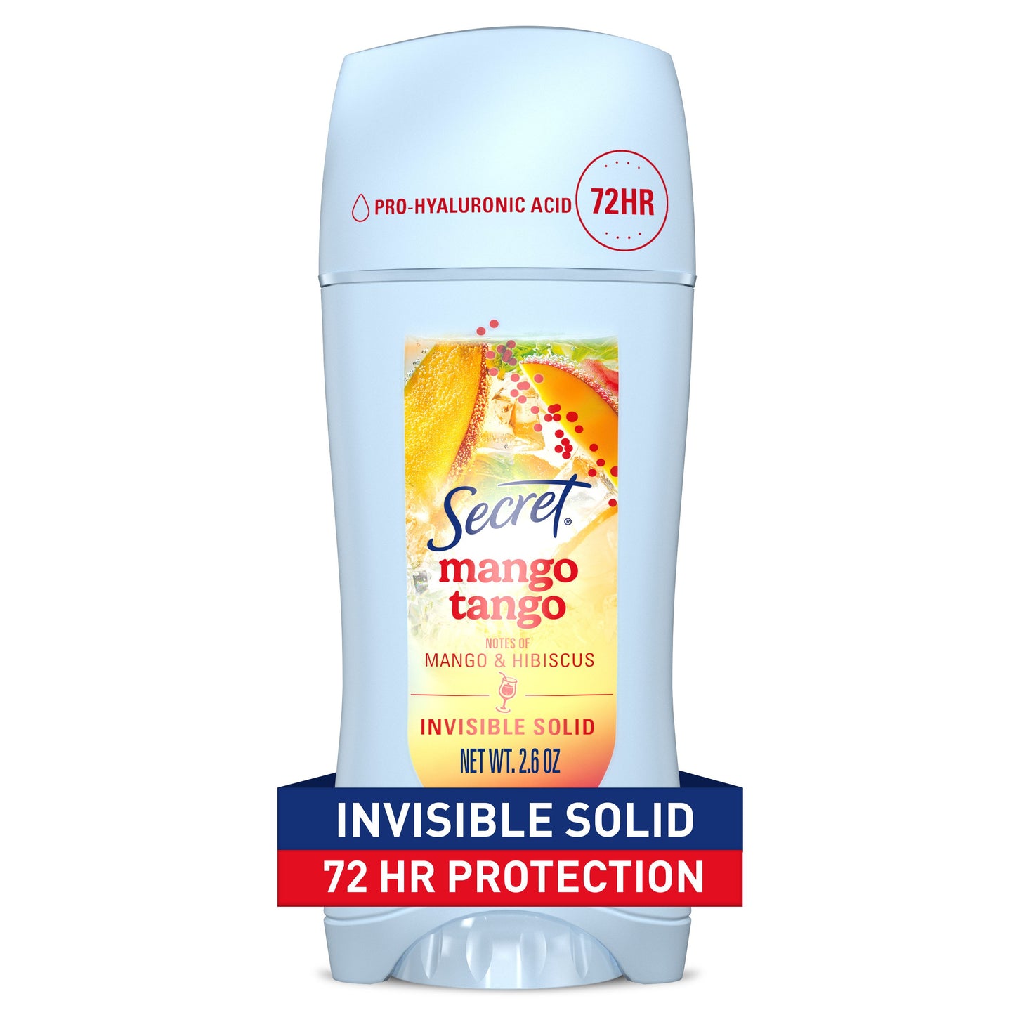 Secret 72 Hr Invisible Solid Antiperspirant Deodorant - Mango Tango