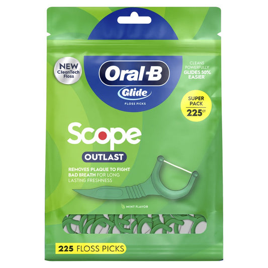 Oral-B Glide Floss Picks - Scope Outlast Mint Flavor