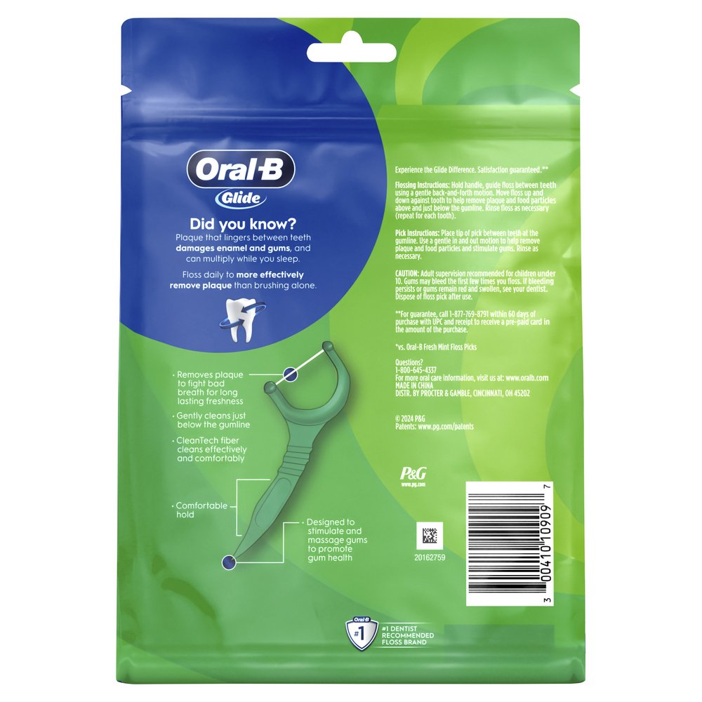Oral-B Glide Floss Picks - Scope Outlast Mint Flavor
