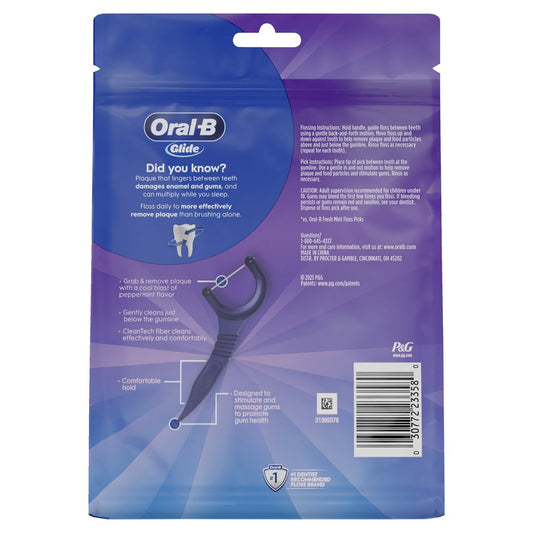 Oral-B Glide Floss Picks - Arctic Peppermint Oil