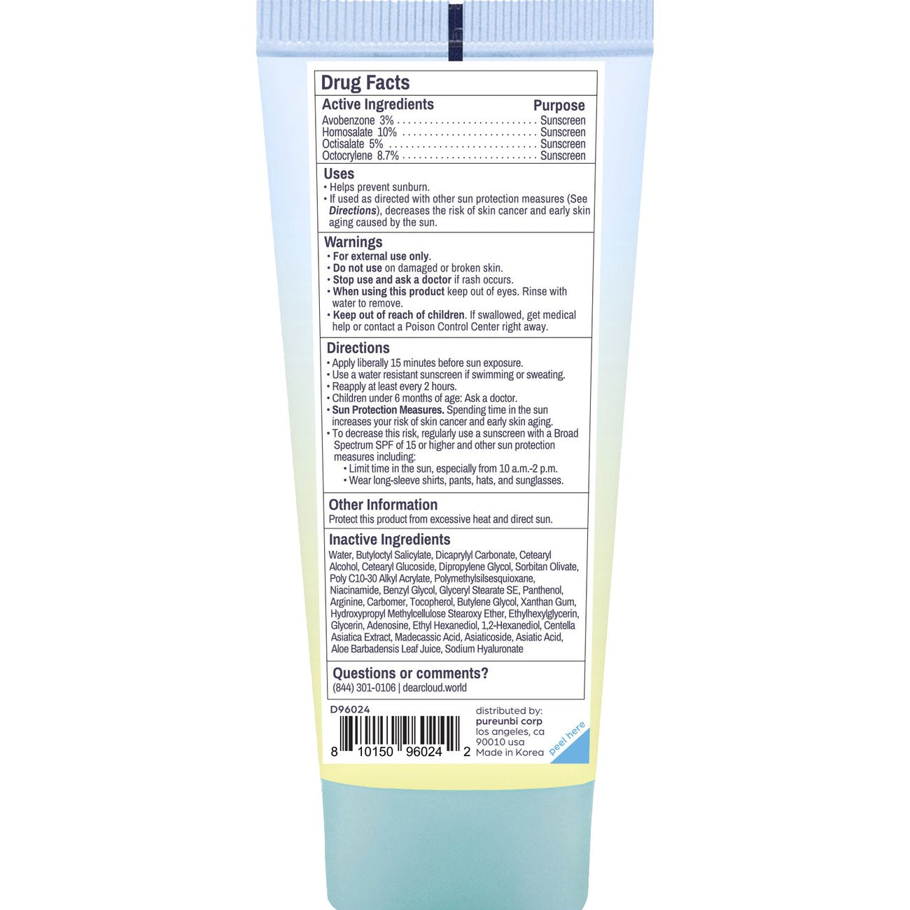 Dearcloud Tone Blur Face & Body Essence Sunscreen - SPF 50