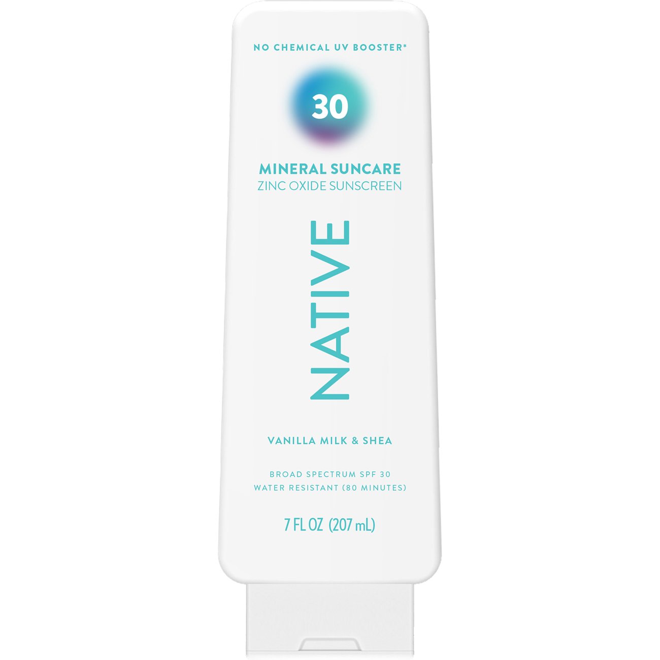 Native Mineral Zinc Oxide Sunscreen Lotion - SPF 30, Vanilla Milk & Shea